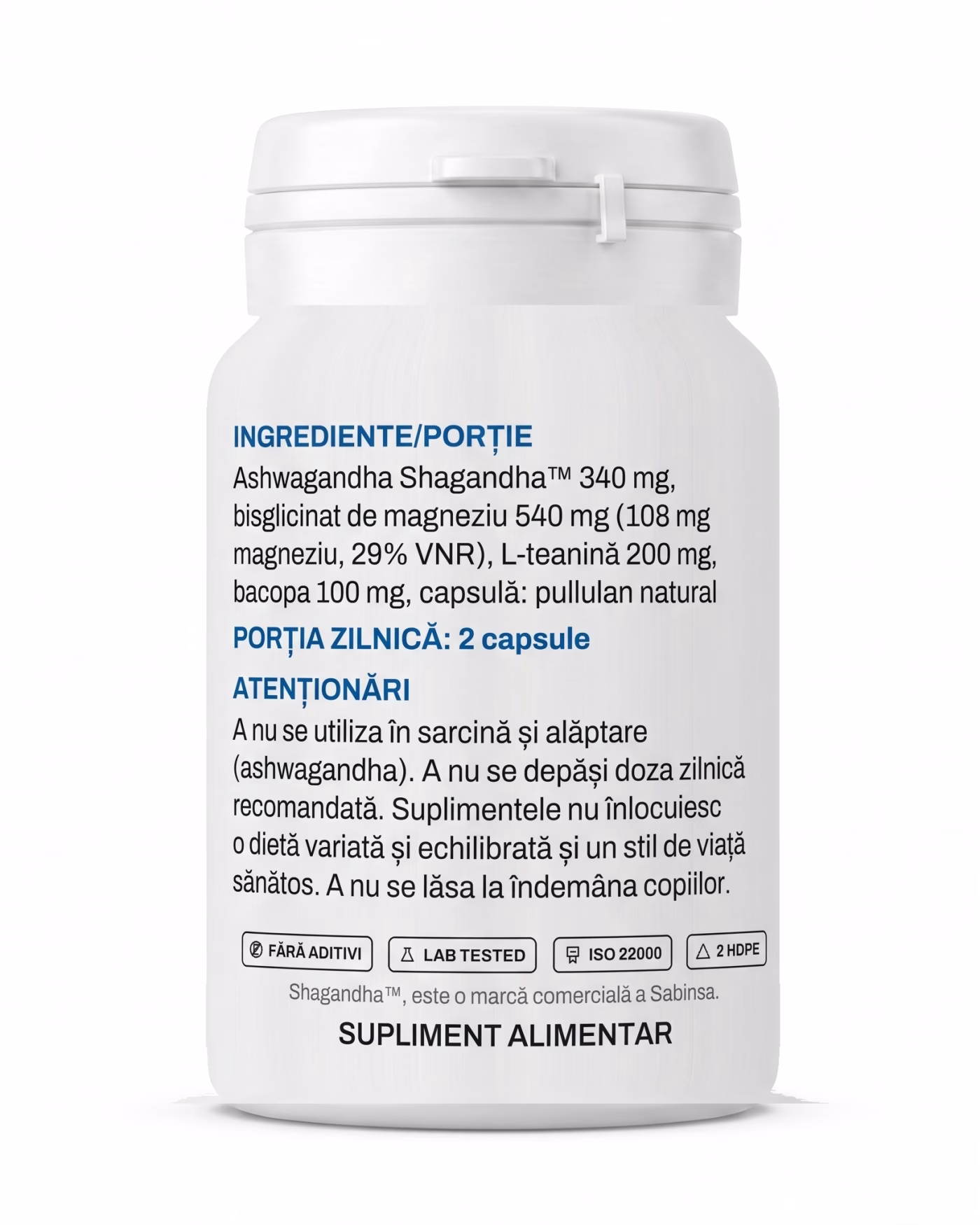 anti-stres-ingrediente Eticheta Solvital Anti-stres cu tabelul de ingrediente și valorile nutriționale