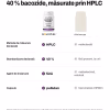 Solvital Bacopa monnieri față de alte bacopa Solvital Bacopa monnieri față de alte bacopa: Metoda de măsurare declarată: HPLC față de nedeclarată; Standardizare declarată: 40 % față de fără procent, la unii; Agent de încărcare: fără față de maltodextrină, celuloză; Capsule: pullulan față de hipromeloză (HPMC)