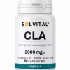 Flacon Solvital CLA acid linoleic conjugat, 60 capsule moi, eticheta din față