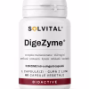Flacon Solvital DigeZyme enzime digestive, 60 capsule naturale, eticheta din față