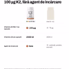 Solvital D3 + K2 forte față de alte d3 + k2 Solvital D3 + K2 forte față de alte d3 + k2: Vitamina K2 MK-7 pe capsulă: 100 µg față de 75 µg; Vitamina D3 pe capsulă: 2000 UI față de 2000 UI; Agent de încărcare: fără față de celuloză, amidon, sucroză