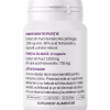 Eticheta Solvital Garcinia Cambogia cu tabelul de ingrediente și valorile nutriționale
