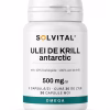 Flacon Solvital Ulei de krill antarctic, 30 capsule moi, eticheta din față