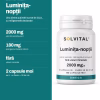 Solvital Luminița- nopții, pe scurt: 2000 mg ulei din semințe pe zi; 180 mg acid gama-linolenic (GLA); fără uleiuri minerale; 2 capsule moi pe zi · un flacon = 30 de zile