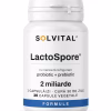 lactospore-probiotic-flacon Flacon Solvital LactoSpore probiotic, 30 capsule naturale, eticheta din față