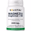 magneziu-bisglicinat-b6-flacon Flacon Solvital magneziu B6 bisglicinat, 330 mg magneziu elemental, 60 capsule naturale, eticheta din față