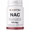 Flacon Solvital NAC N-acetilcisteină, 60 capsule naturale, eticheta din față