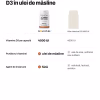 Solvital Vitamina D3 forte față de alte vitamine d3 4000 ui: Vitamina D3 pe capsulă: 4000 UI față de 4000 UI; Purtătorul vitaminei: ulei de măsline față de ulei de soia, șofrănel sau pulbere; Agent de încărcare: fără față de celuloză, lactoză, amidon