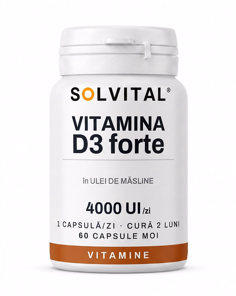 Vitamina D3 forte Solvital — flacon