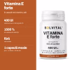 Solvital Vitamina E forte – pe scurt Solvital Vitamina E forte, pe scurt: 400 UI vitamina E pe zi, 180 mg alfa-TE; 1500 % din valoarea de referință; fără ulei purtător; 1 capsulă moale pe zi · un flacon = 60 de zile