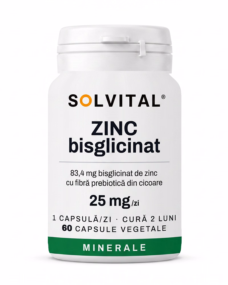 Zinc bisglicinat Solvital — flacon